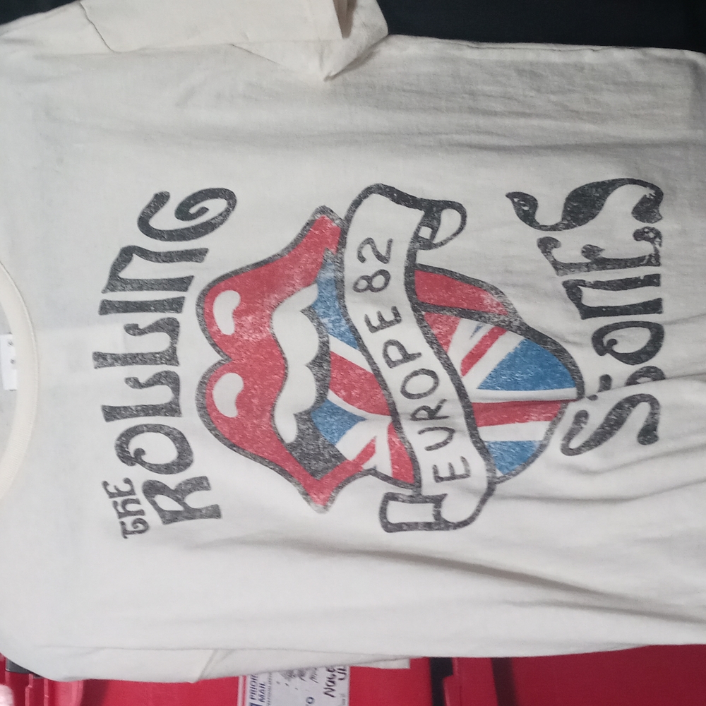 The Rolling Stones Europe 1982 Tour T-Shirt (M)/(XL)